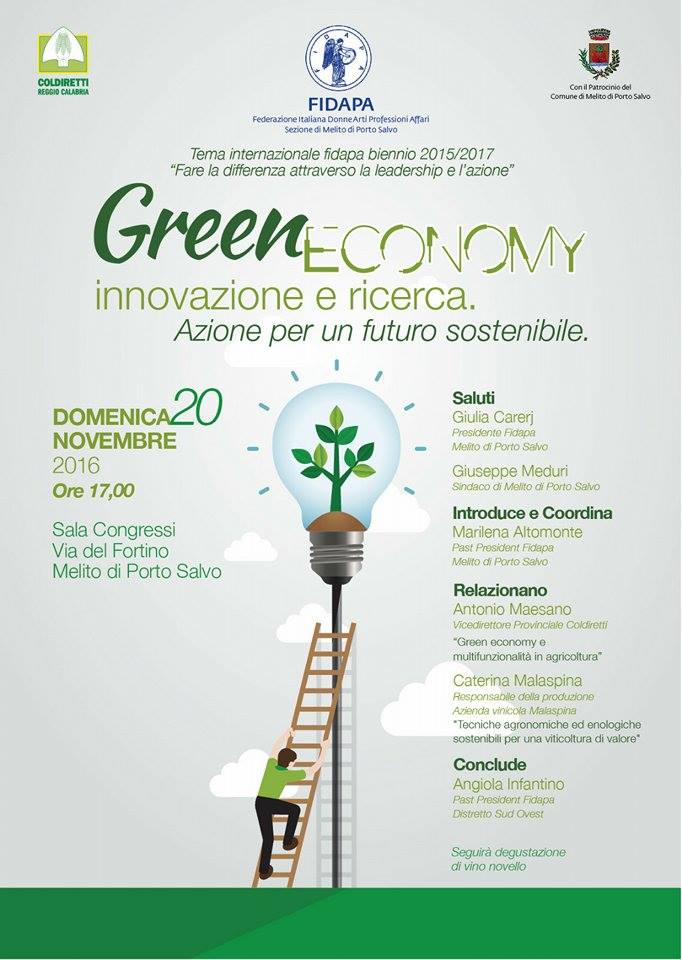 Green Economy innovazione e ricerca. FIDAPA